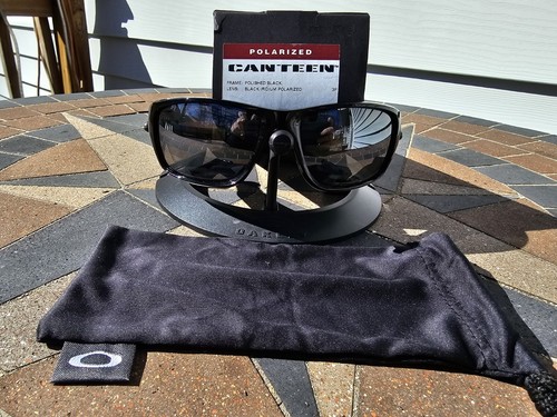 オークリーメガネchrome iridium polarized canteen Oakley CANTEEN POLARIZED Polished Black w CHROME IRIDIUM PZD