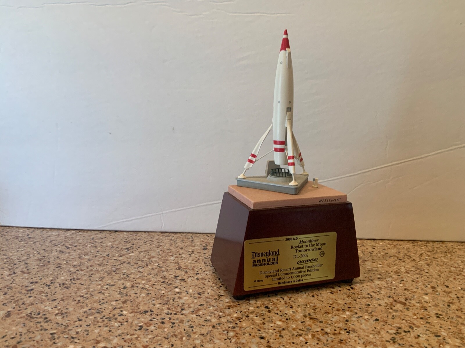 Disneyland Moonliner Rocket to the Moon Olszewski Lt 1,000 Box + COA