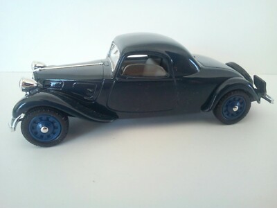 SOLIDO 1/43 REF 4151 CITROEN 11 COUPE BLEU defauts bien lire