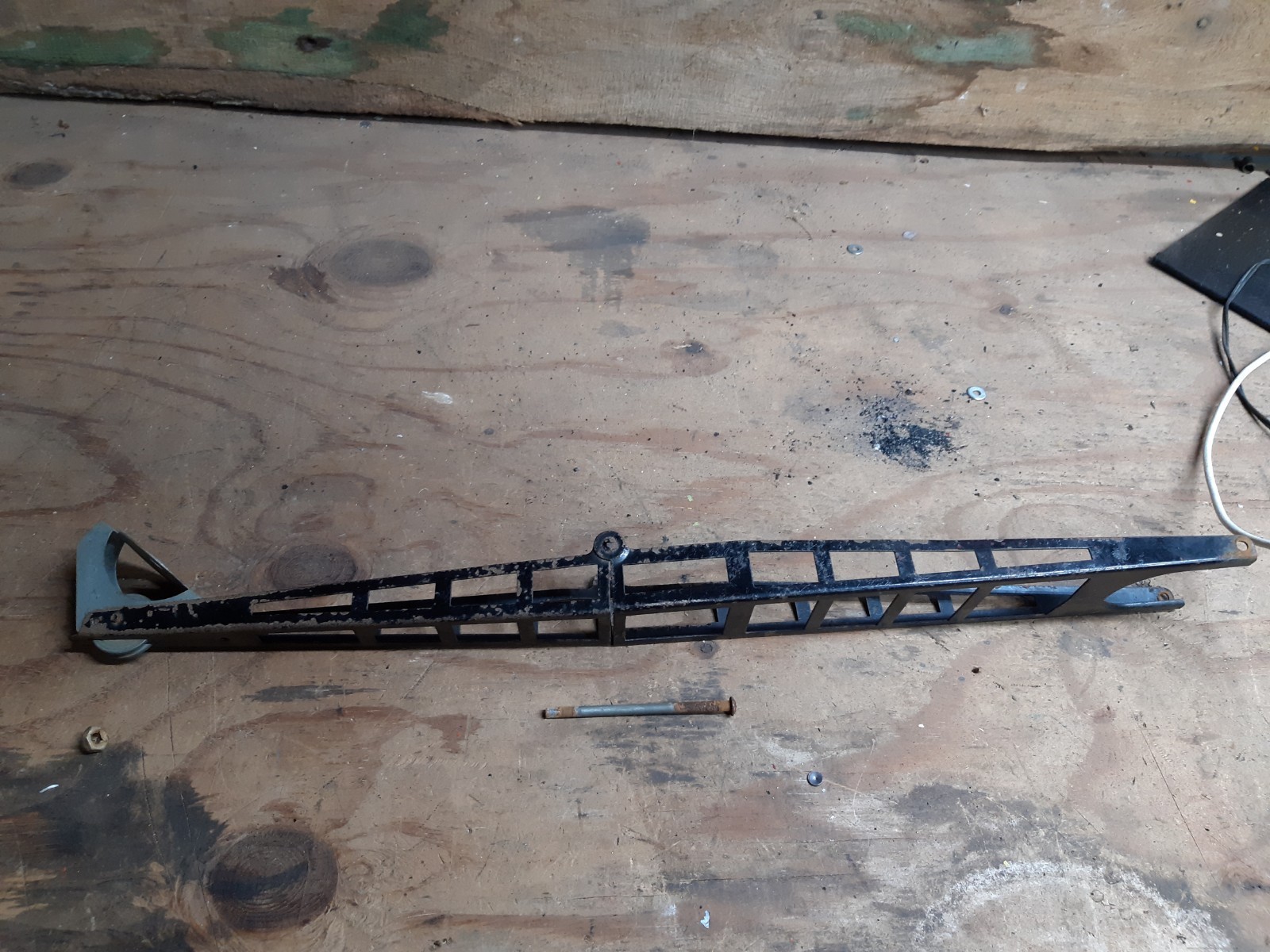 1960s TONKA STATE HWY CLAM TRUCK BOOM ONLY WITH PIN FOR PARTS OR RESTORE