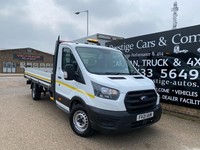2021 FORD TRANSIT 350 2.0 TDCI 170 PREMIUM DROPSIDE L4 XLWB 89K FSH 3.5T TOWING