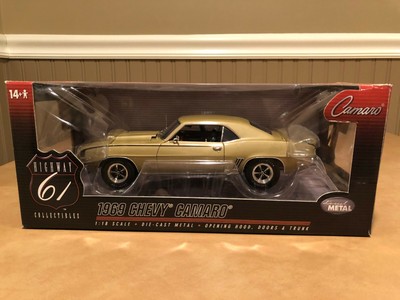 HIGHWAY 61 DIE-CAST PROMOTIONS 1:18 1969 CHEVROLET CAMARO SS GOLD