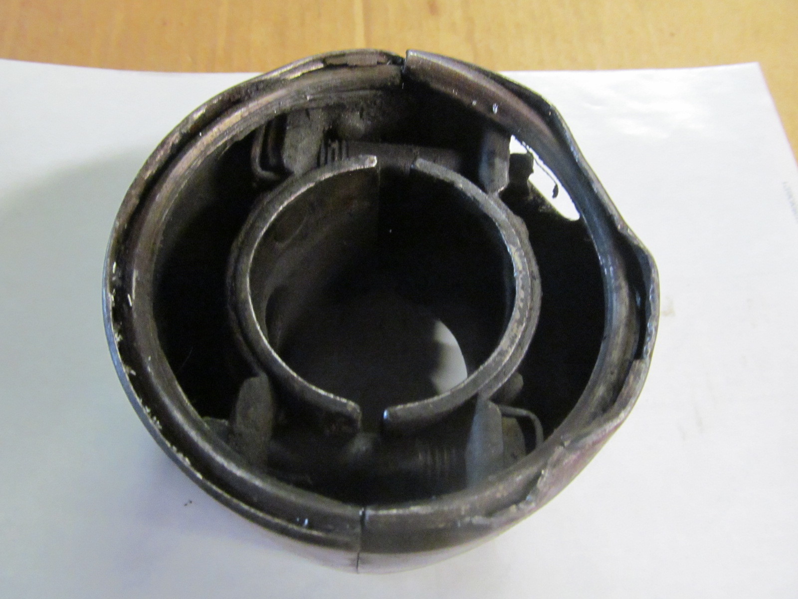 VINTAGE FLAT BELT PULLEY, 4