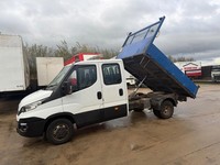 2017/67 IVECO DAILY 3.5 TON CREWCAB TIPPER HI MATIC AUTOMATIC EURO6 PRICE + VAT