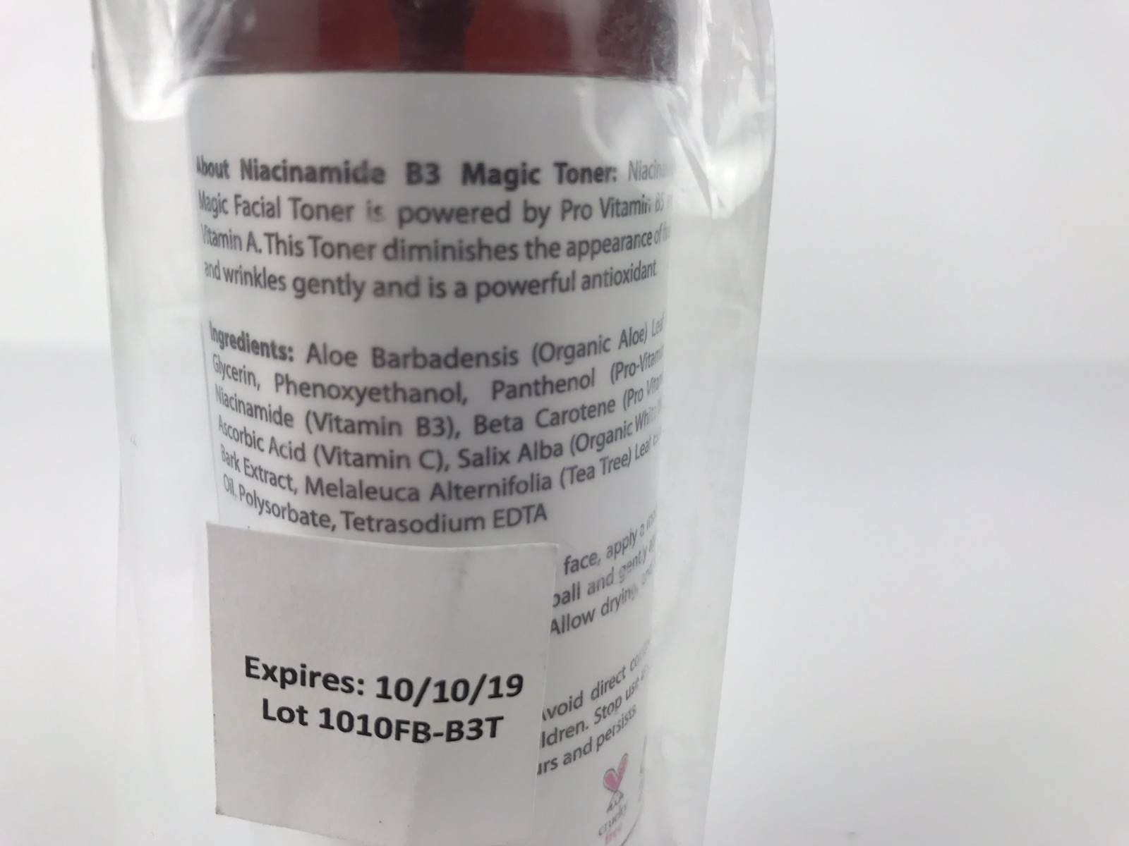 First Botany Niacinamide Vitamin B3 Magic Toner 4 oz Acne Fighting Prevent Aging