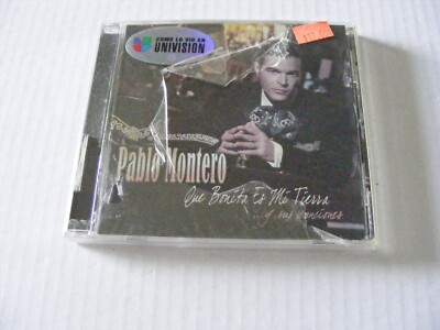 Pablo Montero ''Que Bonita Es Mi Tierra Y Sus Canciones'' Sealed CD Partial. 2006.