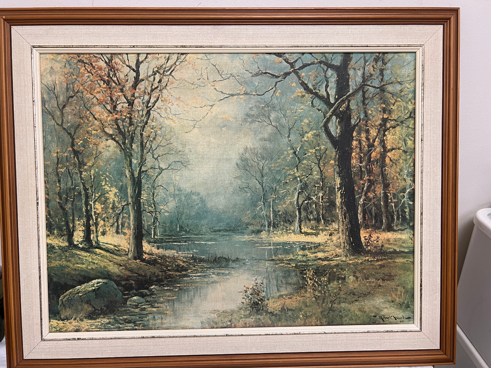 50年代　Robert Wood　ロバートウッド　シルクスクリーン　アート作品 超激得，最新作 50年代 Robert Wood ロバートウッド シルクスクリーン