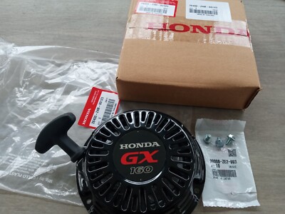 genuine Honda Recoil Starter GX160 + screws - 28400-Z4M-801ZD - black