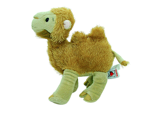 Ganz Webkinz Shaggy Two Hump Camel Plush Stuffed Animal Toy Collectible Tan 8in