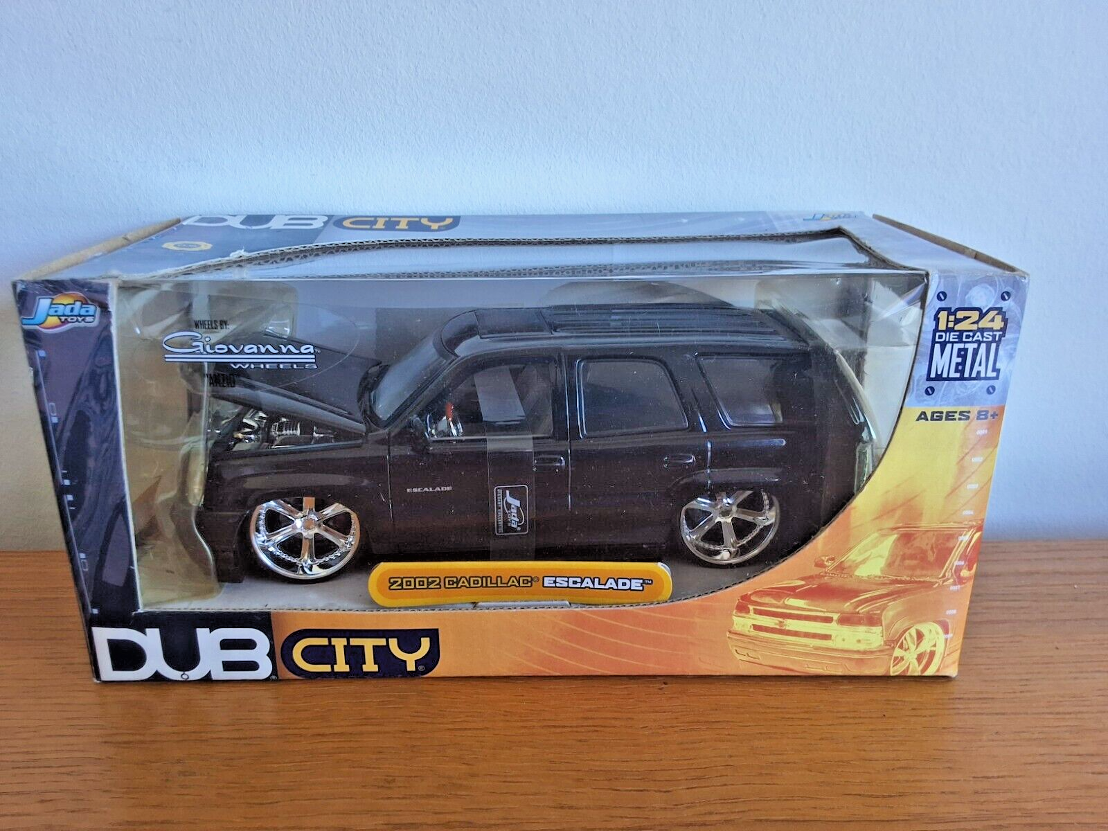 2002 Cadillac Escalade - Black - Jada Toys Dub City 1:24
