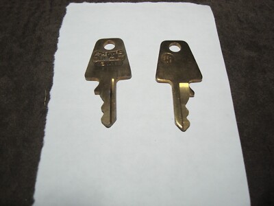 Lot of 2 Samsonite Streamlite Luggage Keys #94/96 Suitcase See Description