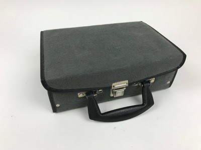 Vtg 80's Hard Shell CASSETTE TAPE Carry Case ORGANIZER 12 Carrier USA Storage