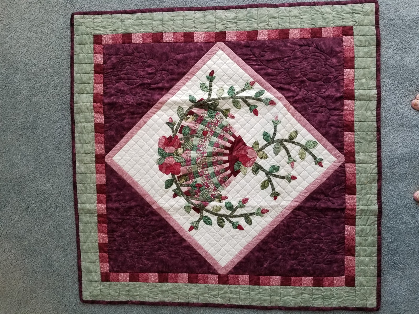 Fan quilts hand made