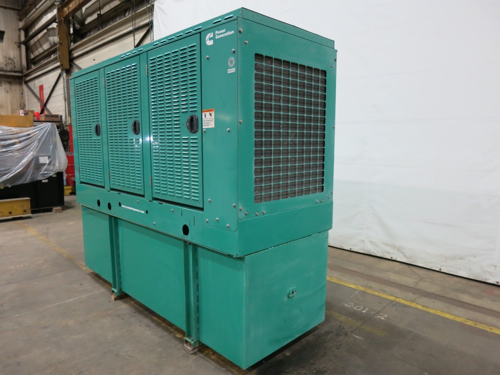 Cummins 200 kW diesel generator, QSL9-G2 NR3 eng,  252 Hrs Yr 2008 - CSDG # 2312