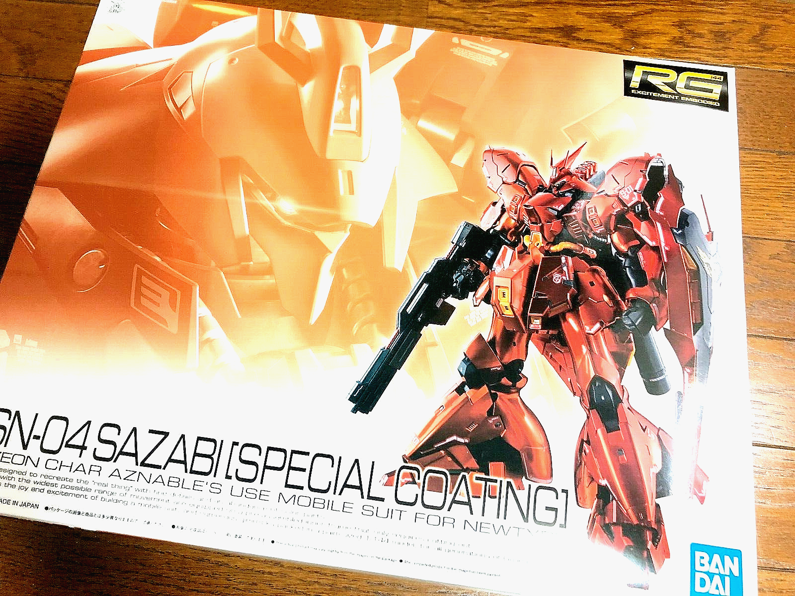 Mobile Suit GUNDAM MSN-04 SAZABI Special Coating BANDAI RG 1