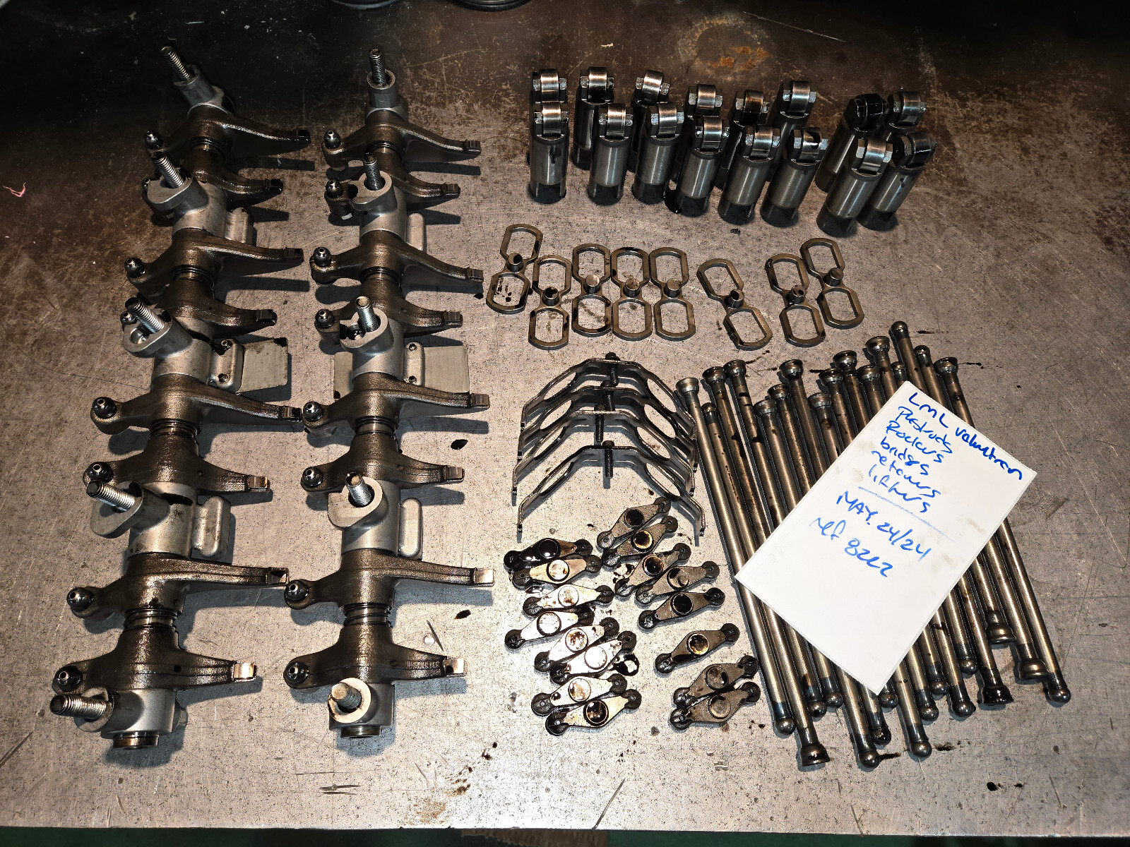 2011-2015 Chevy GMC 6.6 LML DURAMAX VALVETRAIN ROCKER ARMS LIFTERS REF8222 - Picture 1 of 10