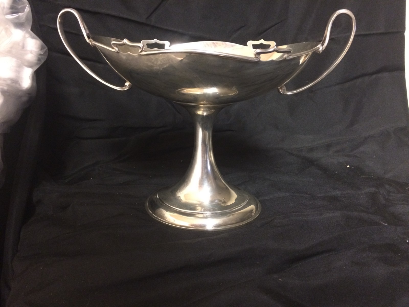 Walker & Hall Sheffield English Sterling Silver Compote Bowl 1901 Art Nouveau