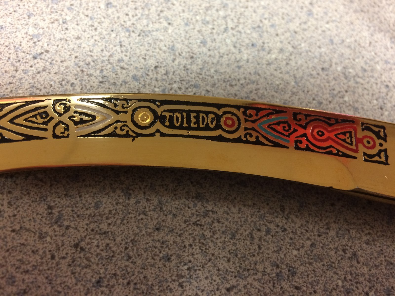 VINTAGE DAGGER TOLEDO SPAIN WALL HANGER ROUGHLY 15