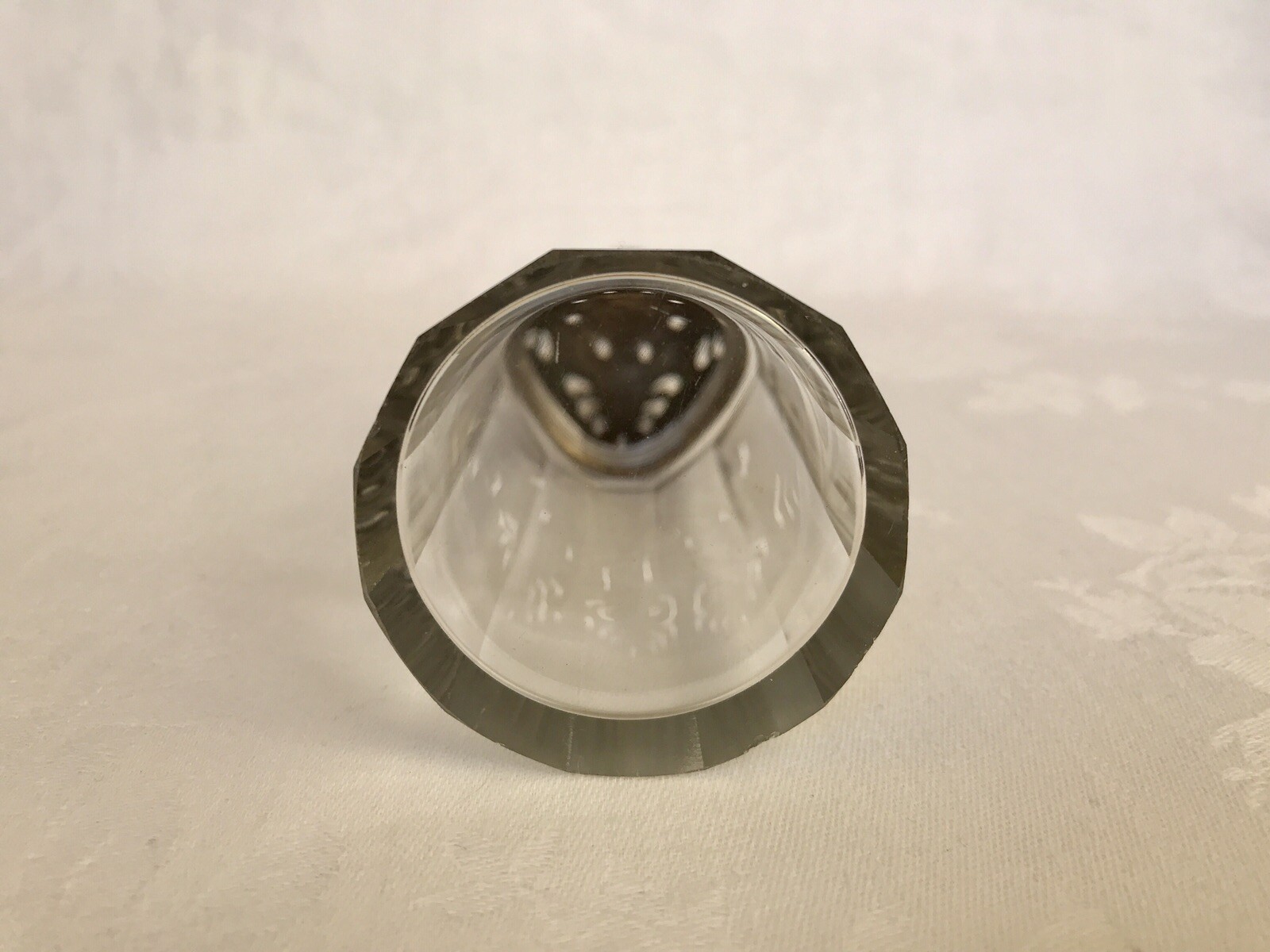 Antique Crystal Glass Sugar Shaker Sifter Victorian 19th C.