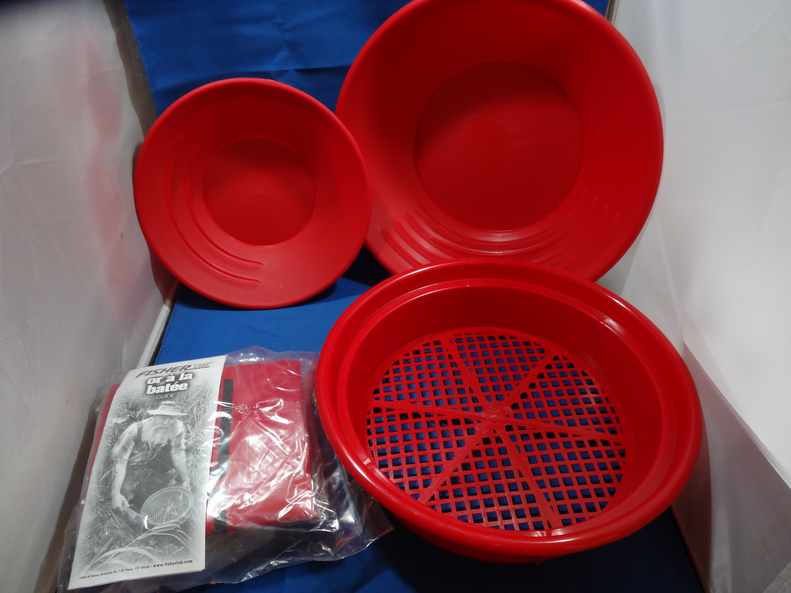 Fisher Metal Detectors Deluxe Gold Prospecting Kit Item NEW IN BOX