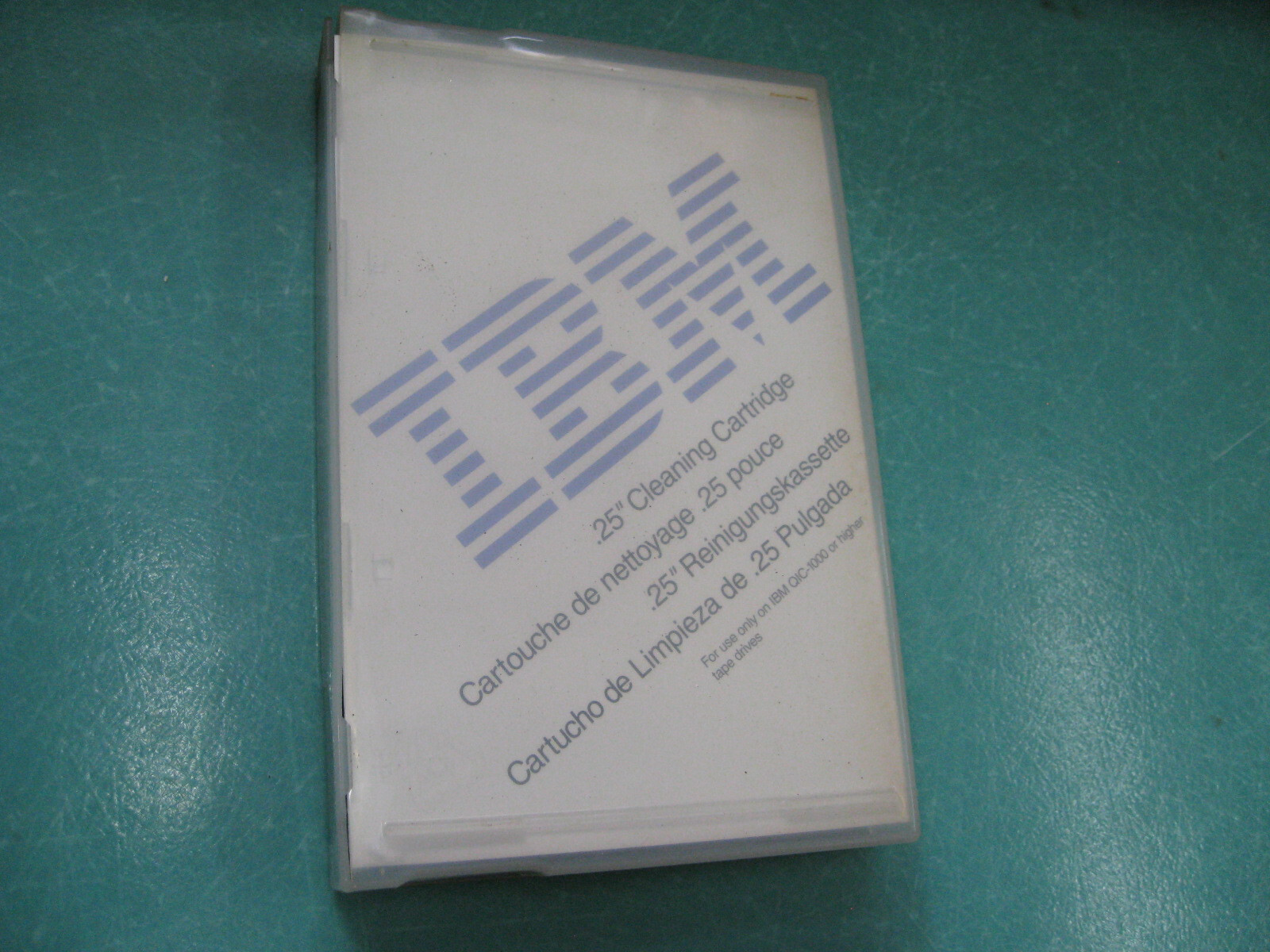 IBM .25'' CLEANING CARTRIDGE FOR IBM QIC-1000 OR HIGHER TAPE