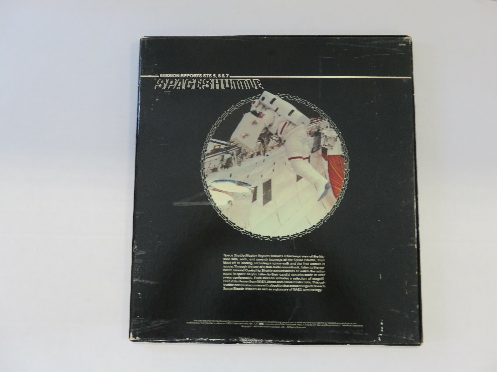 Mission Reports STS 5, 6, & 7: SPACE SHUTTLE CED Video Disk - Video Vision 1983