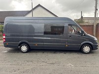 MERCEDES SPRINTER 319 V6 AUTO ONLY 10K MILES!! 1/2 DONE CAMPER RACE VAN PX 