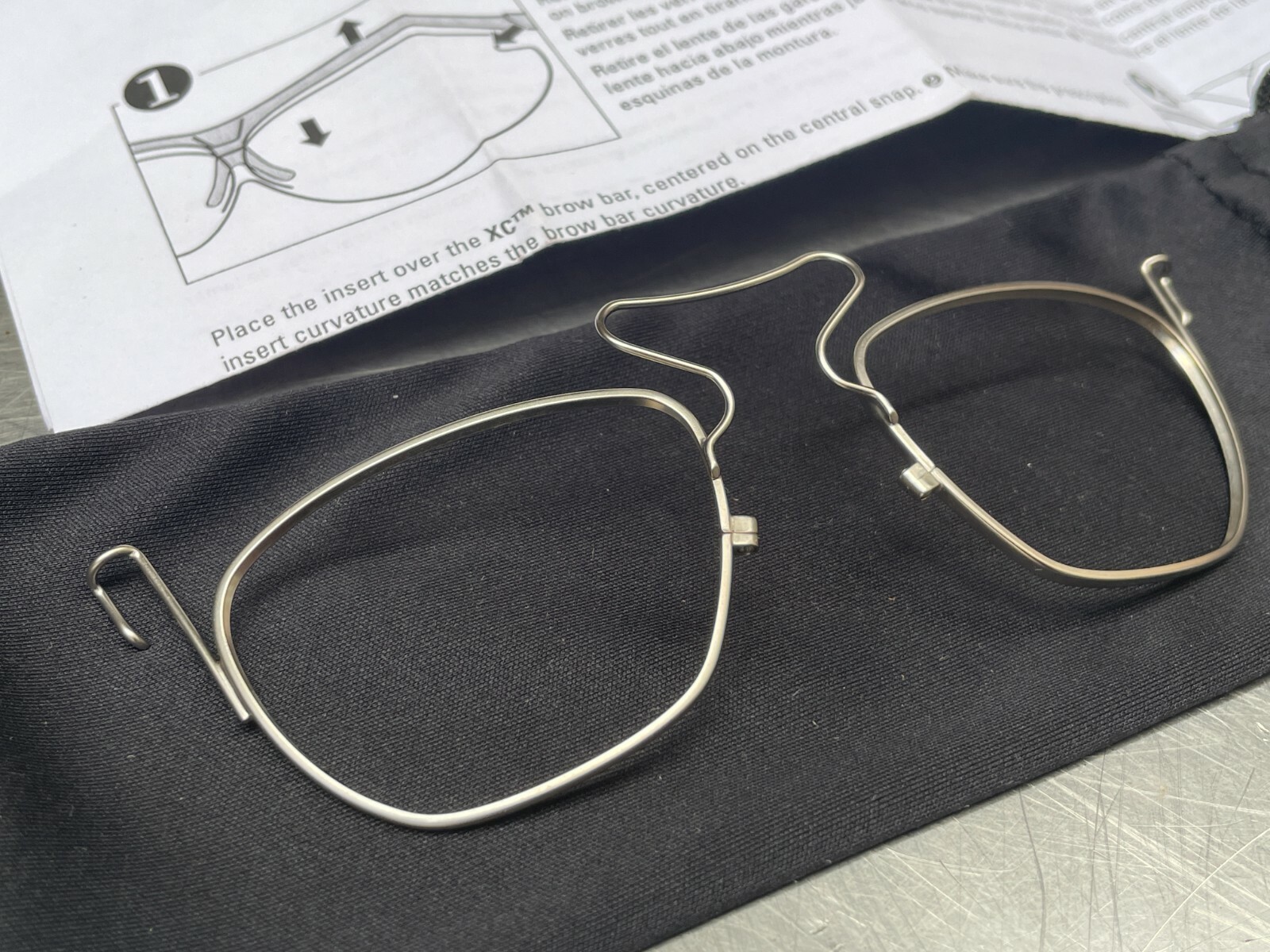 Uvex Genesis, Genesis XC, X2 Safety Glasses Rx Prescription Insert Carrier S3350