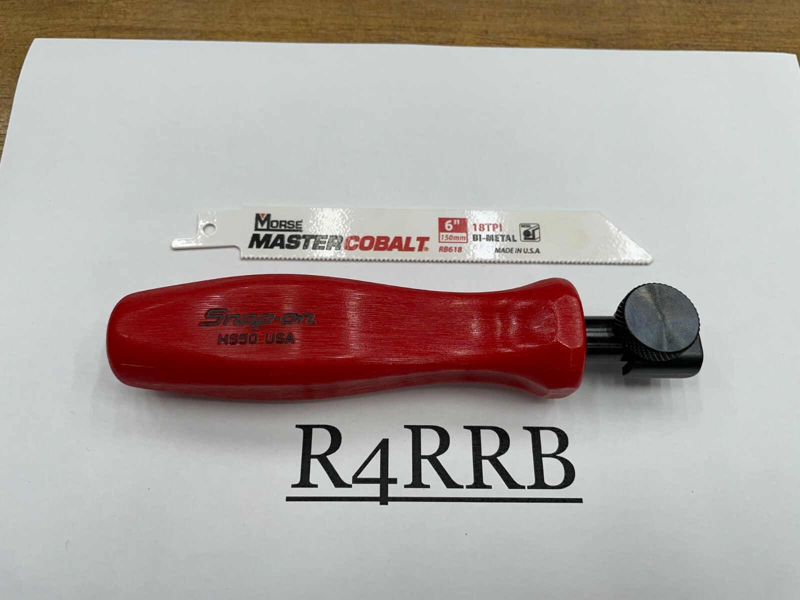 Snap-on Tools NEW RED Hard Handle Quick Cutter Hand Saw w