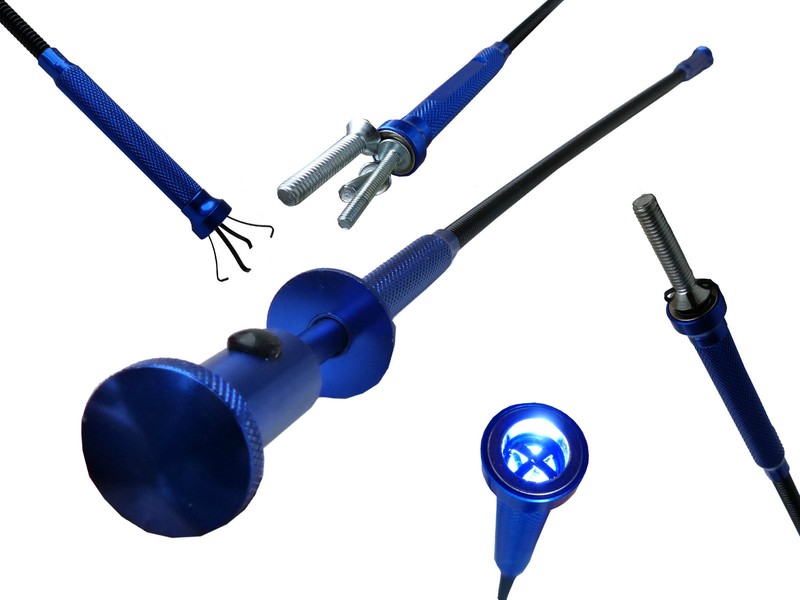 3 In1 Krallengreifer Magnetheber Leuchte 615mm Greifer Stabmagnet