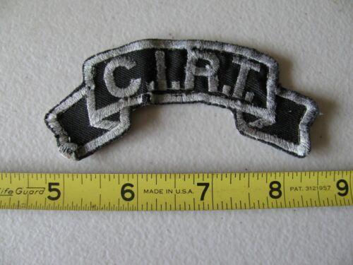  ANCHORAGE ALASKA POLICE DEPARTMENT "CIRT" COLORED  PATCH ~ TAB ~NICE~