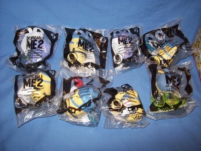 Despicable Me2 Mcdonalds figure set of 8