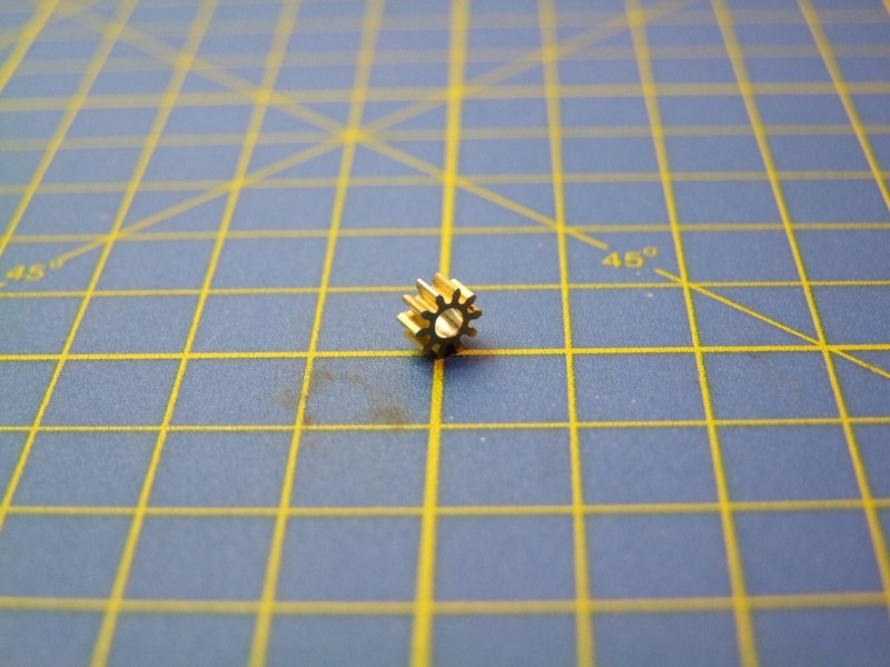 Engrenage / Pignon Laiton Bb67000 10 Dents L3 ÃI 2,6 Mm Jouef Hj2004 Hj2008