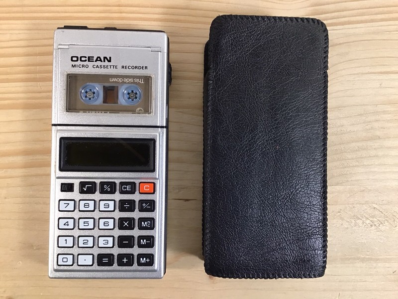 - Micro Cassette Recorder Ocean - Calculator Combination Model Mc-100