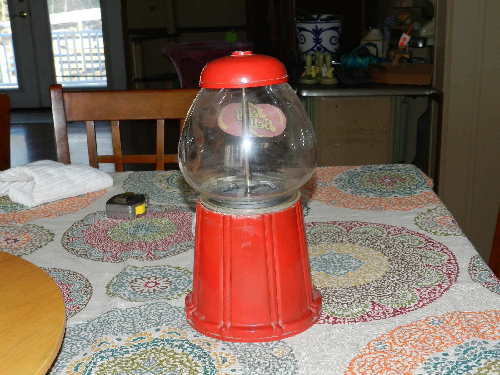 Jelly Belly -Jelly Bean Candy Dispenser. Quarter Coin Slot.