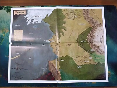 Frog God Games The Blight RPG Between RPG Map 23'' X 18''