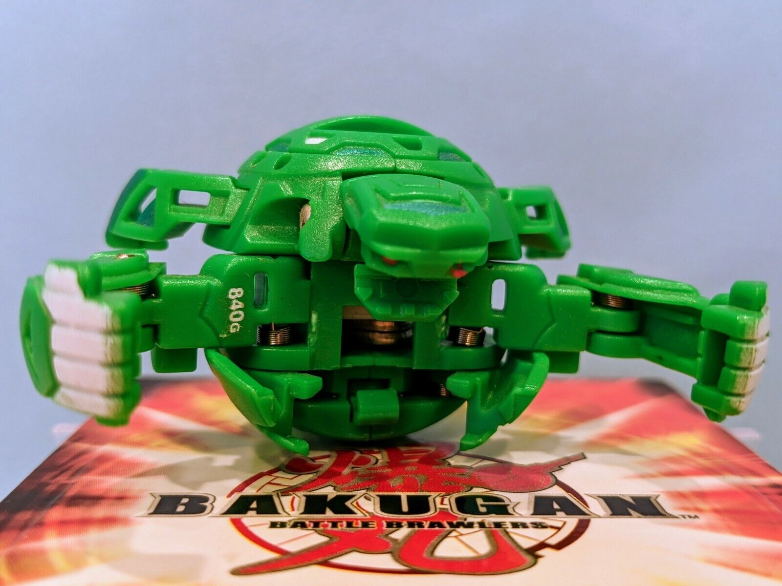 Bakugan Quakix Gorem Green Ventus Super Assault 840G & Cards Bakugan Quakix Gorem Green Ventus Super Assault 840G & Cards