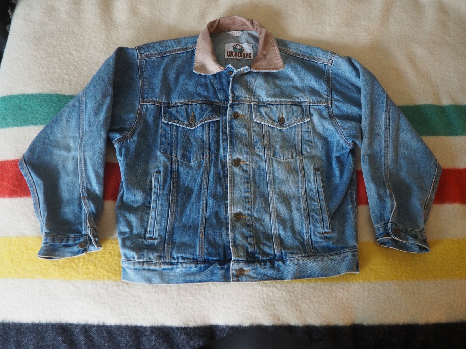 ジャケット・アウター USED / 90s shawl collar denim jacket L VINTAGE - USED / 90s shawl collar denim jacket Lの通販 by