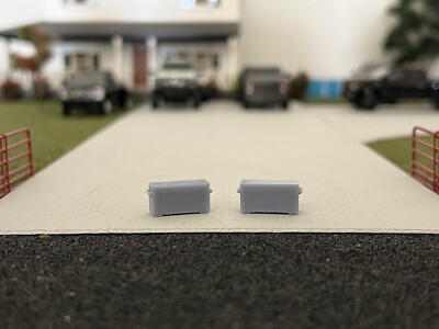 1/64 3D Printed Job Box Farm Ranch Work Truck Set Of 2