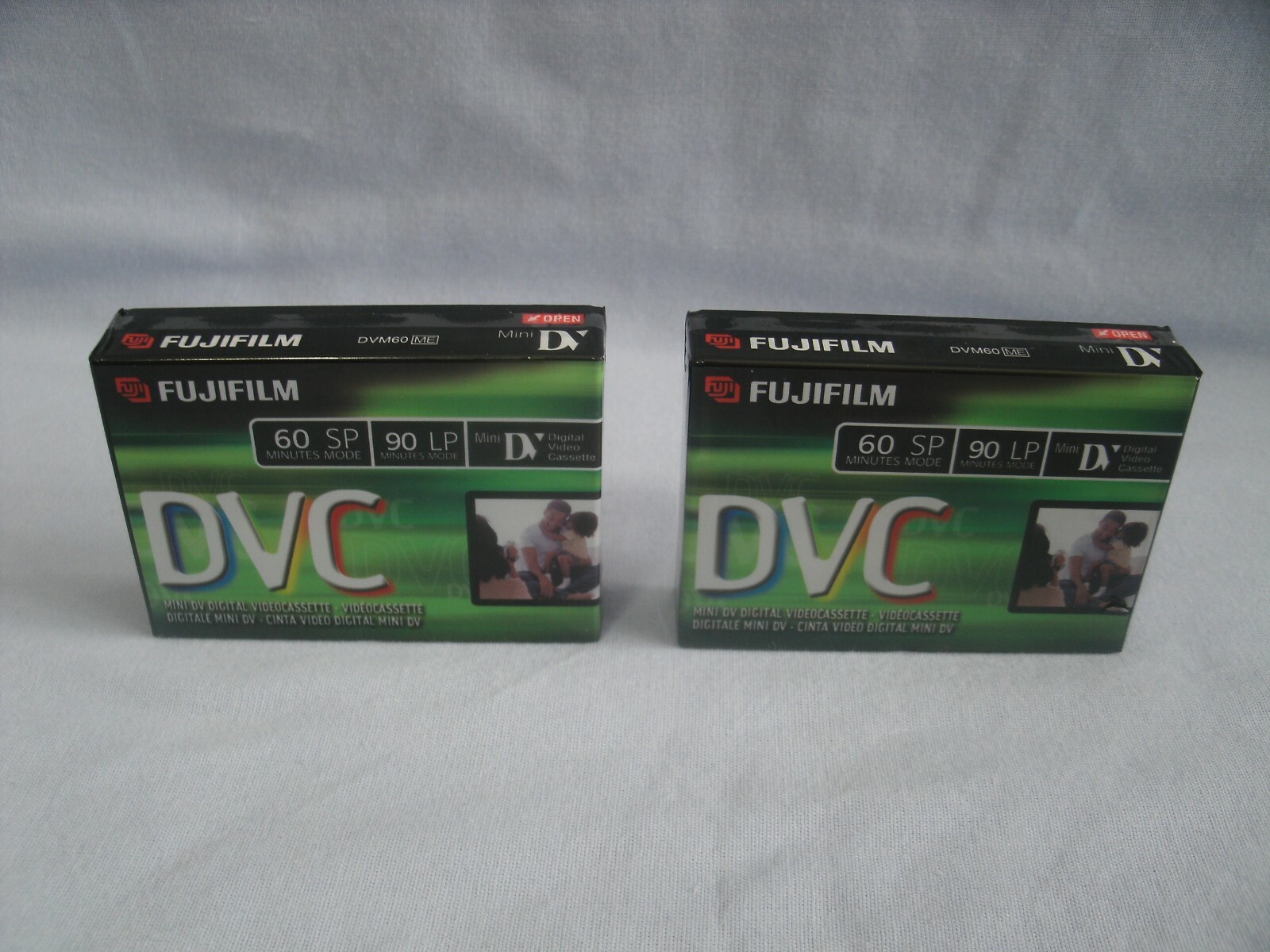 FUJIFILM DVM60 MINI DV DVC 60 MINUTES SP MODE 90MINUTES LP MODE