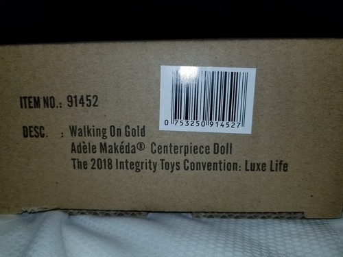 2018 Fashion Royalty Luxe Life Walking on Gold Adele Doll Free Shipping!!