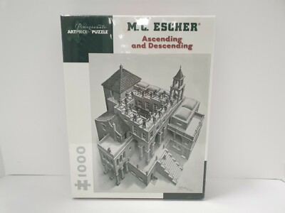 Pomegranate M.C. Escher Ascending and Descending 1000 Piece Puzzle