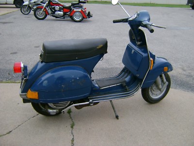 1978 Vespa P200E Scooter-Rebuilt Engine--No Reserve!