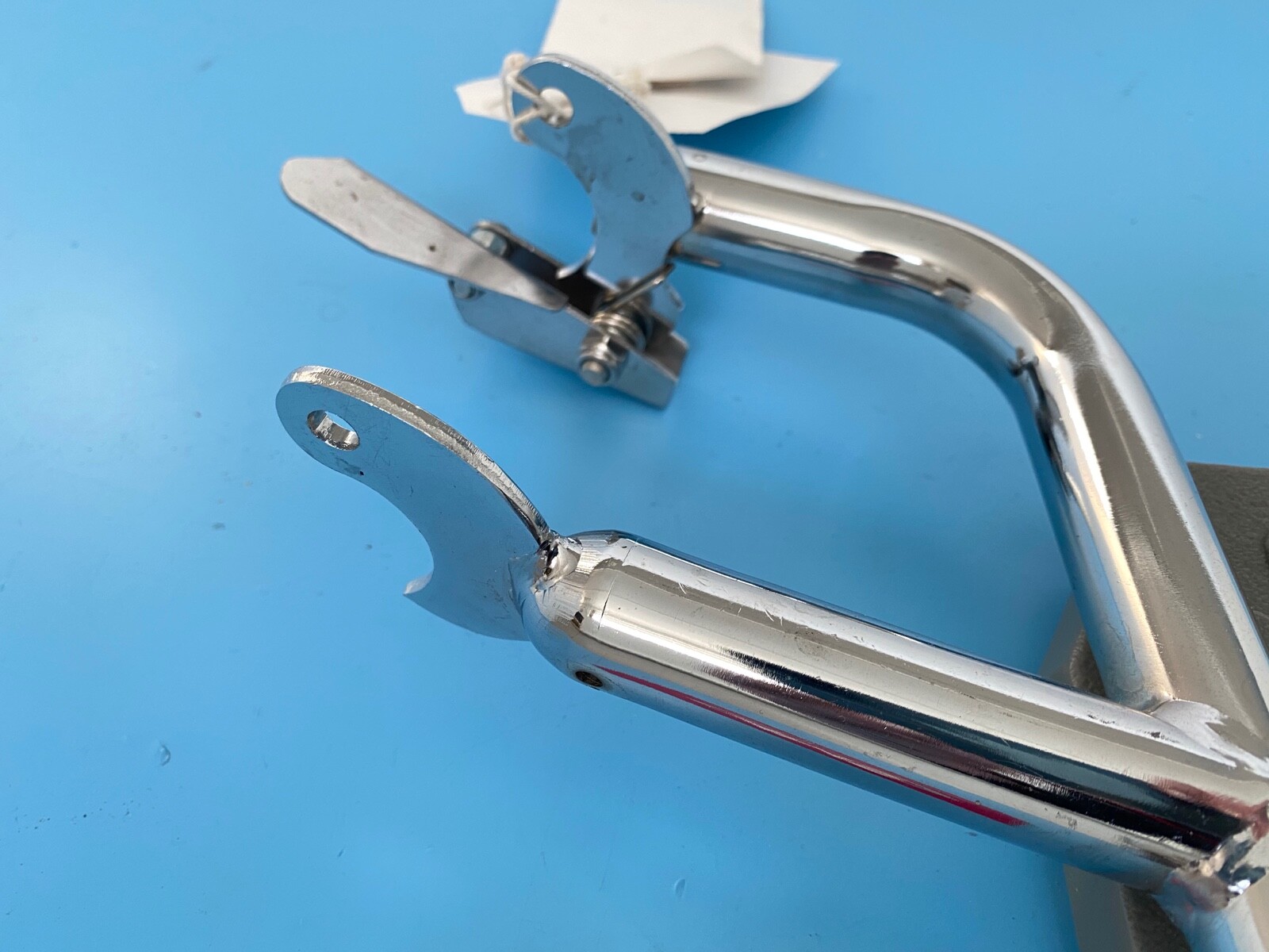 Aidapt Shower / Commode Chair Chrome Left Side Footrest / Leg Rest