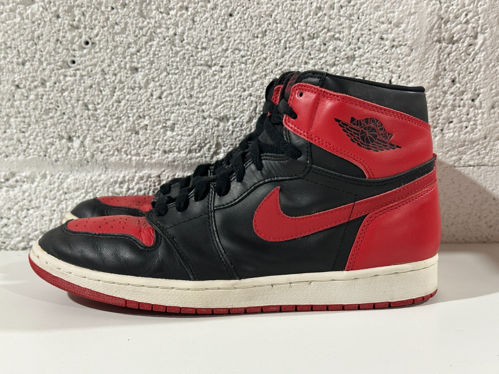 1994年製 NIKE AIR JORDAN 1 HIGH BG BRED NIKE AIR JORDAN 1 RETRO HIGH BG BRED US6Y 1994 Vintage