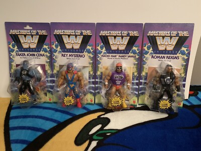 WWE Masters Of The Universe  Wave 2 Lot MACHO MAN CENA ROMAN REIGNS MYSTERIO