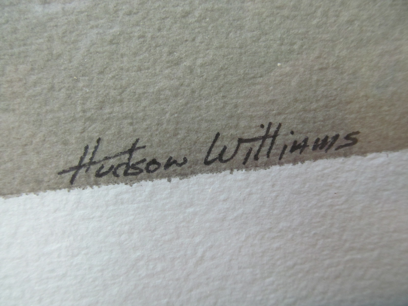 Hudson Williams Estate of Hap Hagood Signed Sea Birds + Canada Geese Art Drawing