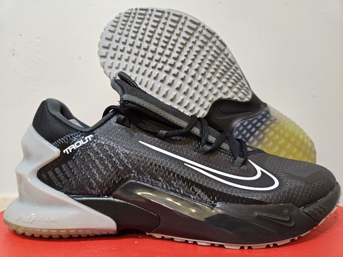 Nike Force Zoom Trout 8 Turf Black White Baseball Shoes Mens