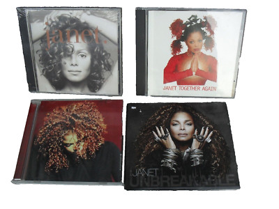 JANET JACKSON CD-'' 4-CD BARGAIN BUNDLE '' 1993,1997,2001,2015 VIRGIN RECORDS NM/