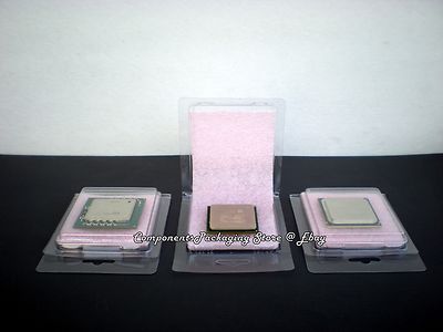 Clamshell Container for Intel Socket 1155-1156 Core I5 i7 CPU Lot 10 25 80 225
